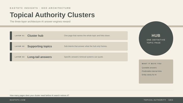 How DTC Brands Build Topical Authority Clusters That GEO Rewards