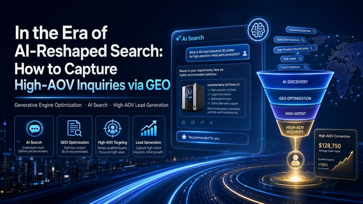 In the Era of AI-Reshaped Search: How to Capture High-AOV Inquiries via GEO